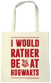 Shopping taška na rameno Harry Potter: Radějí být v Bradavicích (38 x 42 cm)