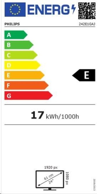 Philips MT VA LED 23,8" 242E1GAJ/00 - VA panel, 1920x1080, 144Hz, HDMI, DP, repro