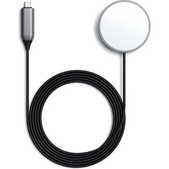 Satechi Magnetic Wireless Charging Cable vesmírně šedý