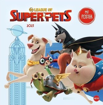 DC Superpets Broschurkalender 2023
