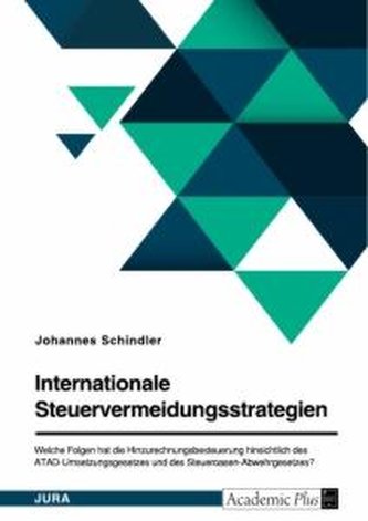 Internationale Steuervermeidungsstrategien. Welche Folgen hat die Hinzurechnungsbesteuerung hinsichtlich des ATAD-Umsetzungsgese