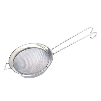 ST.STEEL ROUND STRAINER  O10 CM L.25 CM