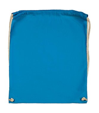 Batoh bavlněný, 140 g/m², 37 x 48cm, sv. modrý (Mid Blue)