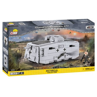 Stavebnice COBI 2982 Great War Tank Sturmpanzerwagen A7V/575 kostek+1 figurka Stavebnice COBI 2982 Great War Tank Sturmpanzerwagen A7V/575 kostek+1 figurka