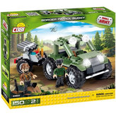 Stavebnice COBI 2363 Small Army Hraniční hlídka s buginou/150 kostek+2 figurky