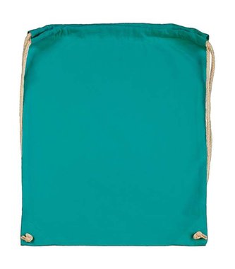 Batoh bavlněný, 140 g/m², 37 x 48cm, tyrkysový (Turquoise)