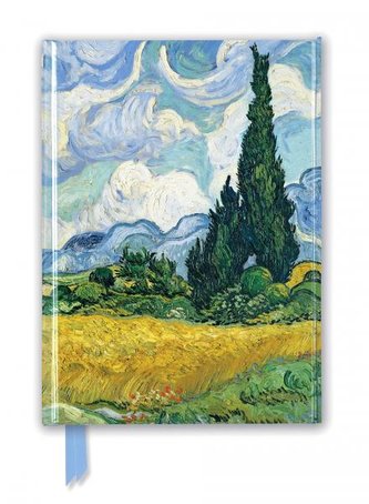 Zápisník Van Gogh: Wheat Field with Cypresses (Foiled Journal)