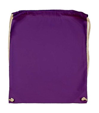 Batoh bavlněný, 140 g/m², 37 x 48cm, fialový, lila (Lilac)