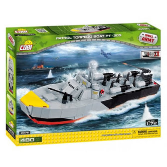 Stavebnice COBI 2376 II World War Torpédoborec PT305, 172/480 kostek