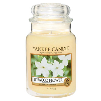 Svíčka ve skleněné dóze Yankee Candle, Tobákový květ, 623 g