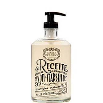 Panier des Sens Tekuté mýdlo ve skle Soothing Provence (Glass Bottle Marseille Soap) 500 ml woman