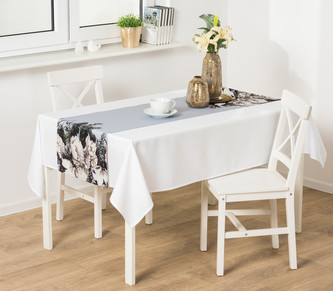 Ubrus - běhoun na stůl ALICE šedá 40x140 cm Mybesthome