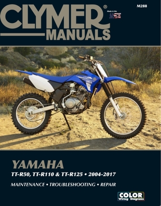 Clymer Yamaha TT-50 (06-17), TT-R110 (08-17) & TT-
