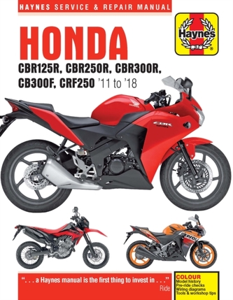 Honda CBR125R, CBR250R, CBR300R, CB300F & CRF250 (11-18)