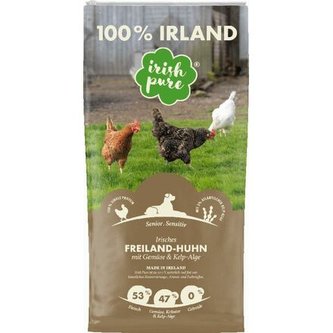 Irish Pure Senior Freiland-Huhn kuře se zeleninou a kelpou 1,5 kg