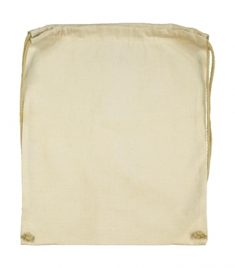 Batoh bavlněný, 140 g/m², 37 x 48cm, přírodní (Natural)