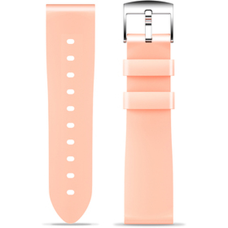 Výměnný pásek pro hodinky ALIGATOR Silikonový 18 mm Meruňkový