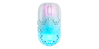 XTRFY Gaming Mouse MZ1 Wireless RGB Rail, White
