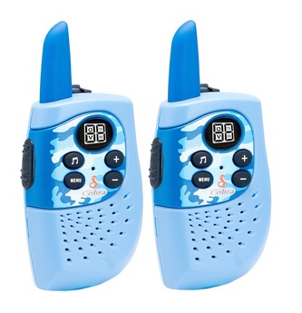 Cobra HM 230 B dětská vysílačka, dosah až 3 km, 8 kanálů, modrá