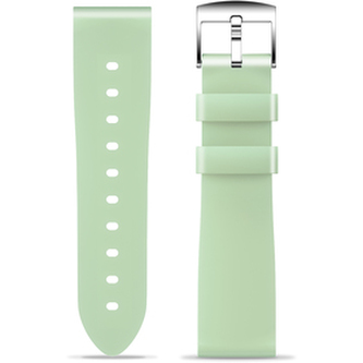 Výměnný pásek pro hodinky ALIGATOR Silikonový 18 mm Pistáciový