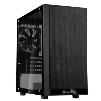 SilverStone Precision PS15B PRO černá, Tempered glass, Mini Tower, Micro ATX