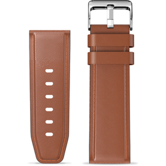 Výměnný pásek pro hodinky ALIGATOR Kožený 22 mm Hnědý