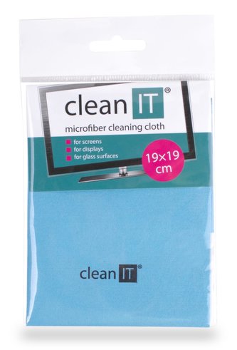 CLEAN IT čisticí utěrka z mikrovlákna, malá světle modrá
