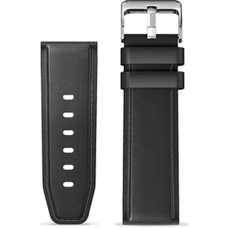 Výměnný pásek pro hodinky ALIGATOR Kožený 22 mm Černý