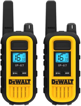 DeWalt DXPMR300 vysílačka do provozů a staveb, až 10 000 m2, 10 pater, IP67