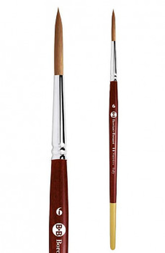 Dlouhý kulatý štětec serie 14 – velikost 0