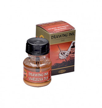 Umělecká tuš Koh-i-noor 20g – zlatožlutá