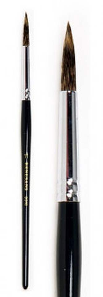 Přírodní štětec 3010R krátký veverka – velikost 10