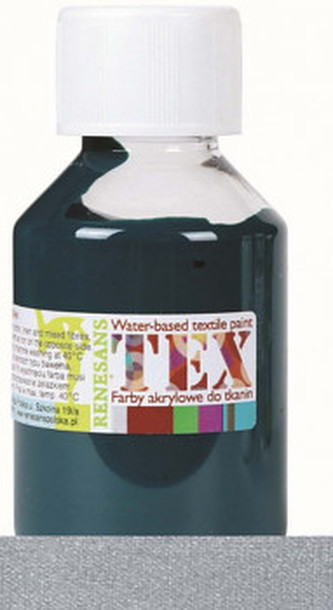 Barva na textil Tex 100ml – stříbrná