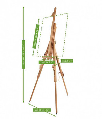 Masivní plenérový stojan Mabef - M/32