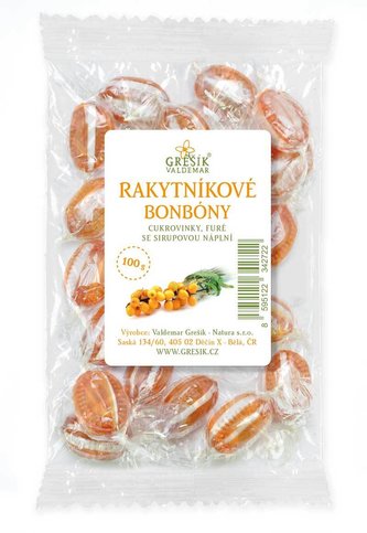 Grešík Rakytníkové bonbóny 100 g