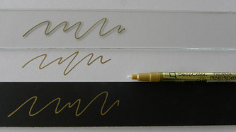 Permanentní lakový fix – extra zlatý