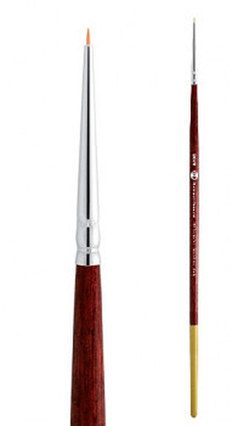 Štětec miniaturní – série 20 – velikost 10/0