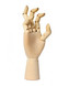 Dřevěný model ruky – pravá