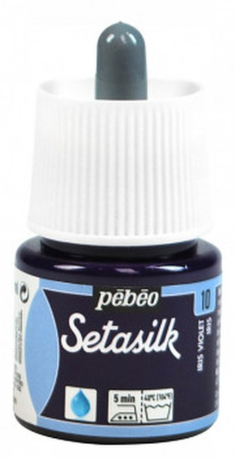 Barva na hedvábí Setasilk 45ml – 10 fialová