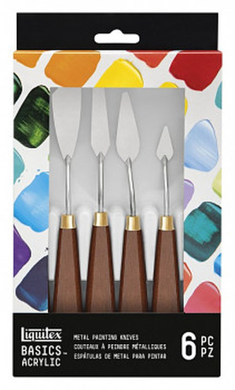 Sada malířský špachtlí Liquitex 6ks
