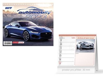 Mini Automobily 2023 - stolní kalendář