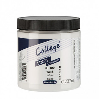Linorytová barva College 237ml – bílá