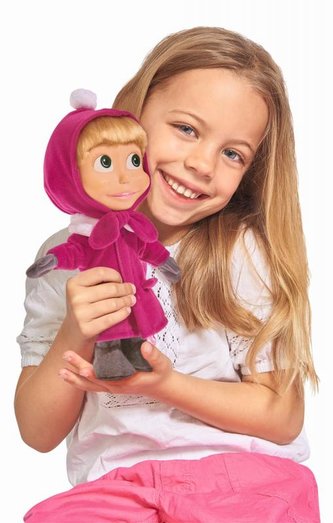 Máša a medvěd Panenka Máša 23 cm zimní