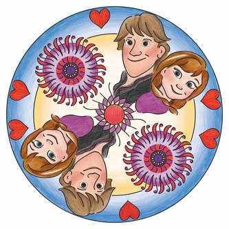 Disney Ledové království střední Mandala
