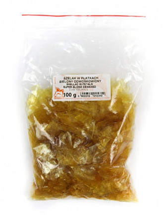 Šelak v šupinkách bělený 100g