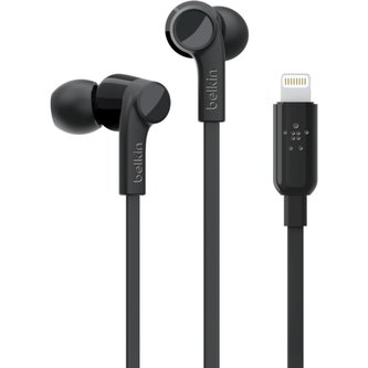 Belkin ROCKSTAR™ Sluchátka s Lightning konektorem černá