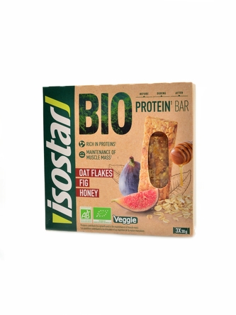 Isostar - Isostar BIO protein bar 3 x 30 g - fíky datle med