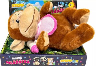 STEPPOS Interaktivní opička s lahvičkou