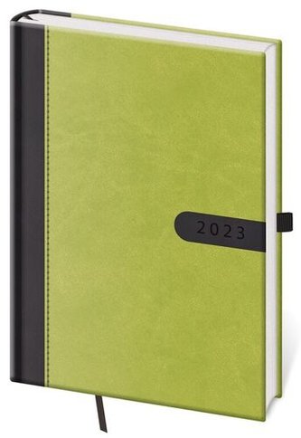Diář 2023 týdenní A5 Bora - zeleno/černá