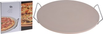 Pizza kámen do trouby nebo na gril s rukojeťmi 33 cm